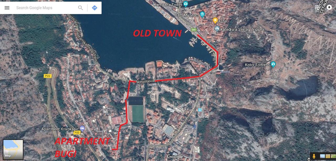 Bugi Apartment Kotor Luaran gambar